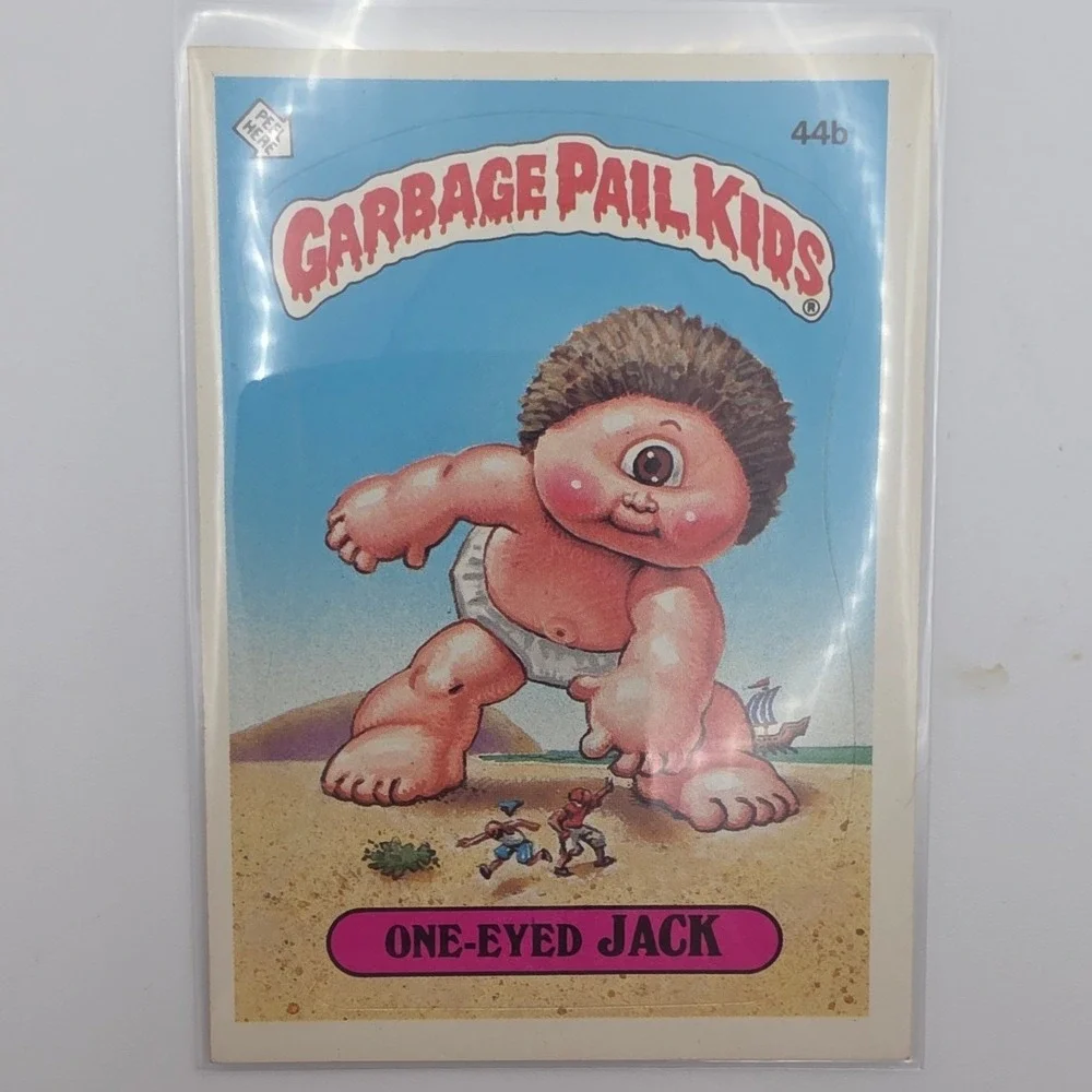 Garbage Pail Kids Trading Card OS2 One-Eyed Jack Fair 44b